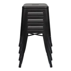 VANTAGGIO - Bistrohocker Schwarz matt
