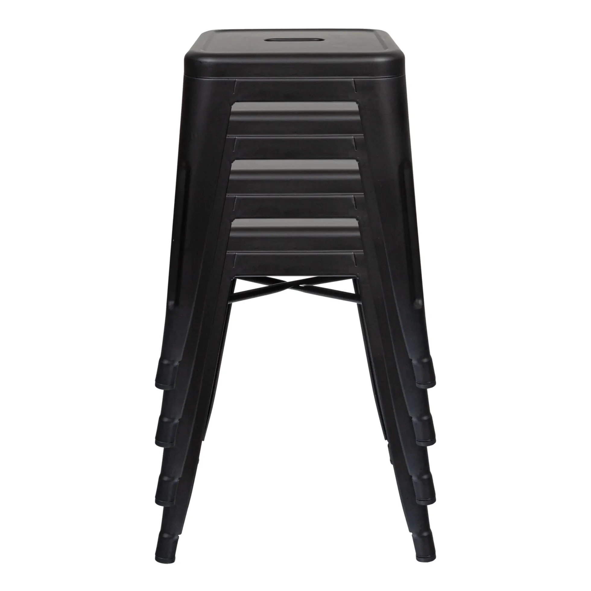 VANTAGGIO - Bistrohocker Schwarz matt