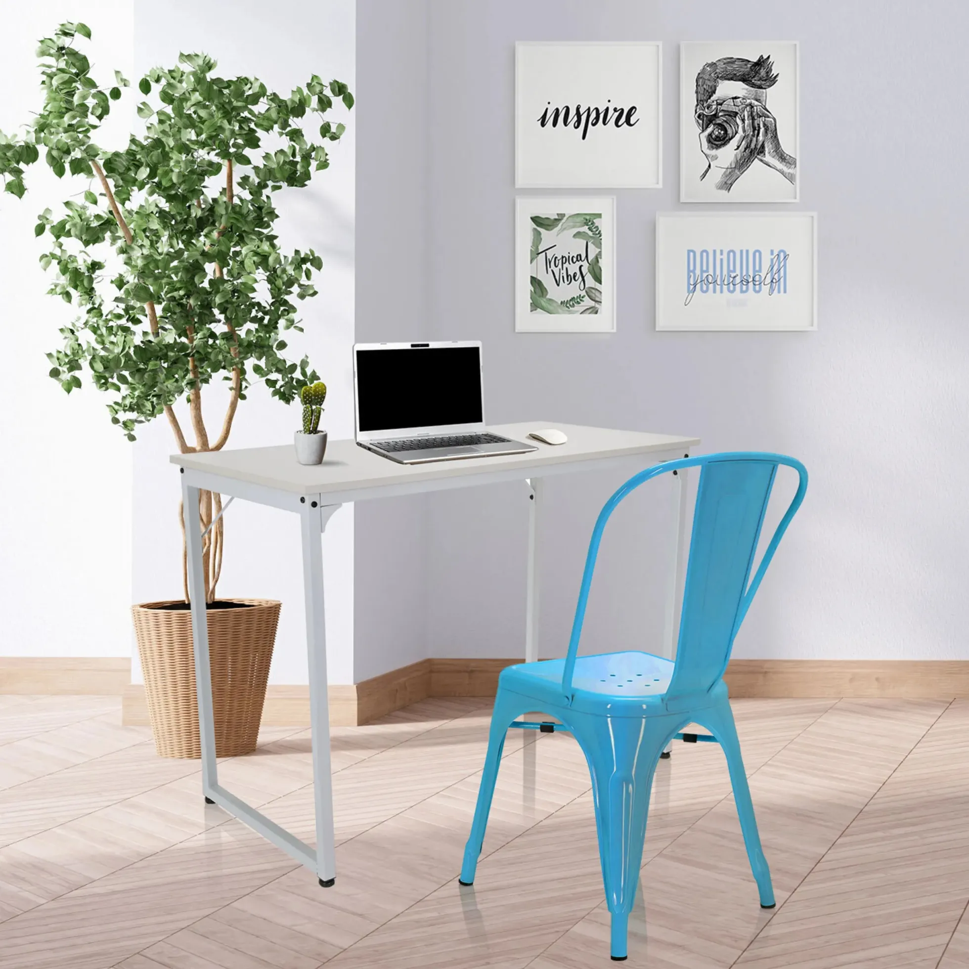 VANTAGGIO COMFORT - Bistrostuhl Hellblau