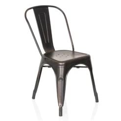VANTAGGIO COMFORT - Bistrostuhl Schwarz/Gold