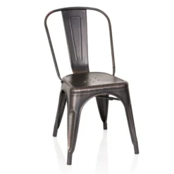 VANTAGGIO COMFORT - Bistrostuhl Schwarz/Gold