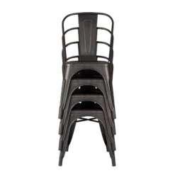 VANTAGGIO COMFORT - Bistrostuhl Schwarz/Gold