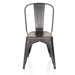 VANTAGGIO COMFORT - Bistrostuhl Schwarz/Gold
