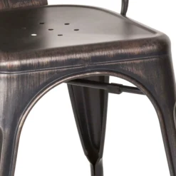 VANTAGGIO COMFORT - Bistrostuhl Schwarz/Gold
