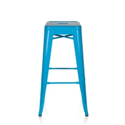 VANTAGGIO HIGH - Barhocker Hellblau
