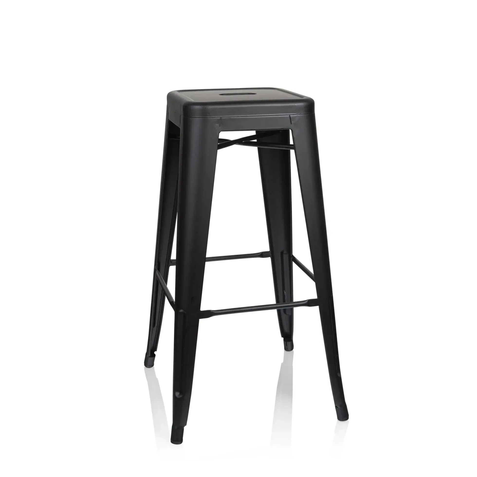 VANTAGGIO HIGH - Barhocker Schwarz matt