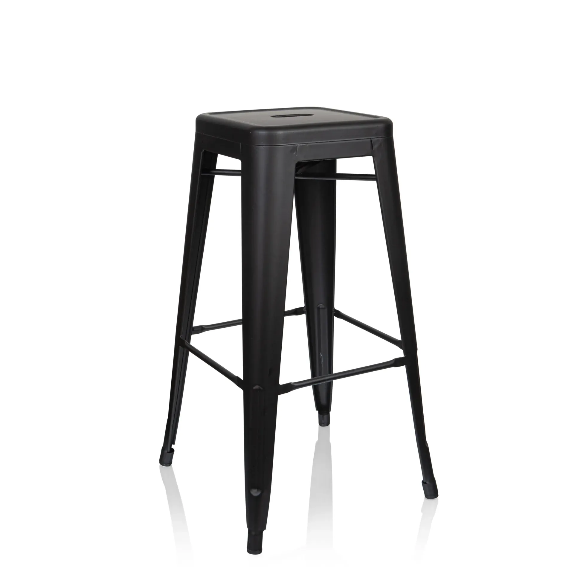 VANTAGGIO HIGH - Barhocker Schwarz matt