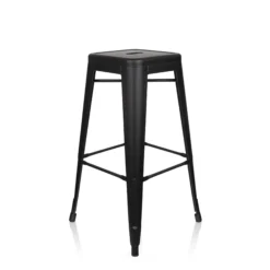 VANTAGGIO HIGH - Barhocker Schwarz matt