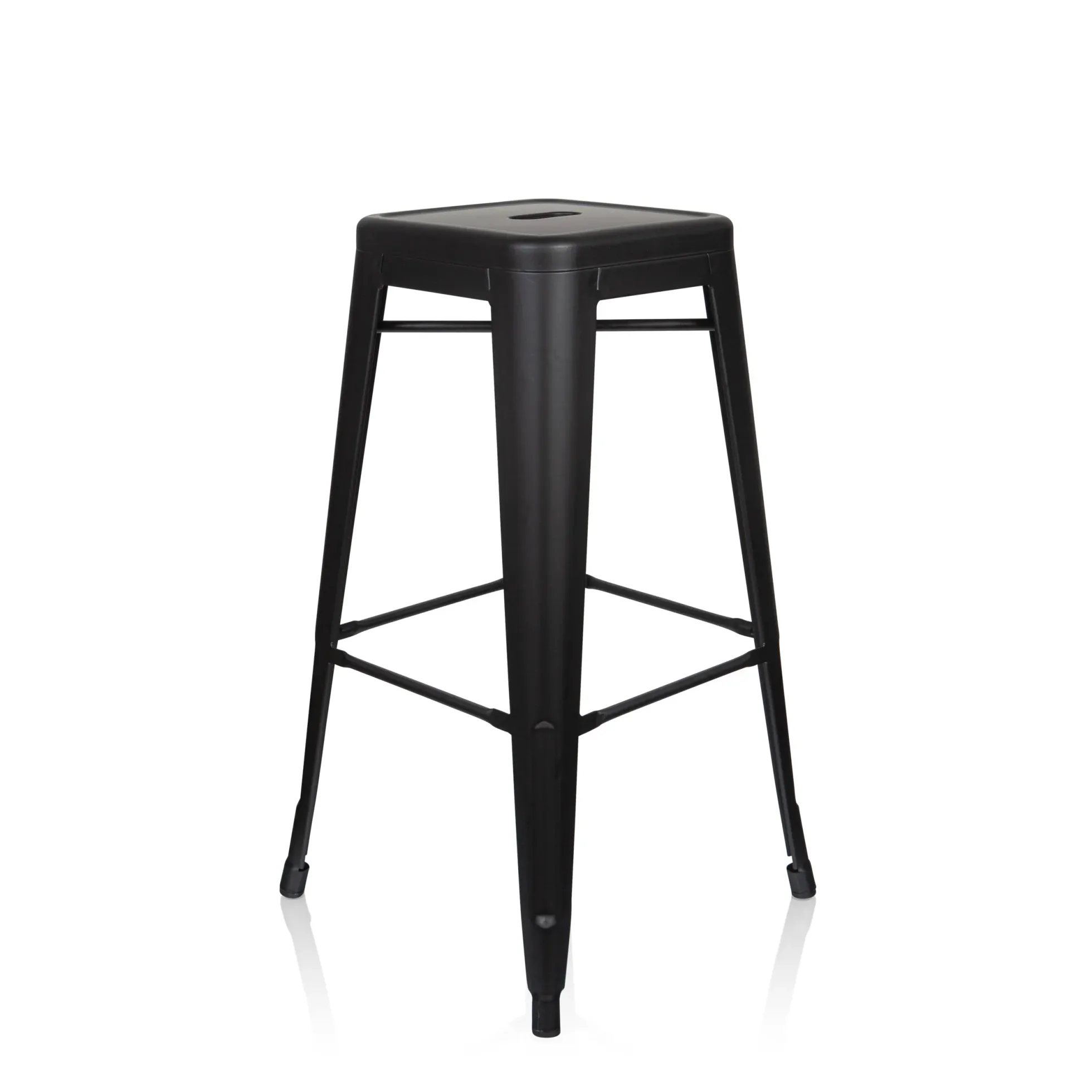 VANTAGGIO HIGH - Barhocker Schwarz matt