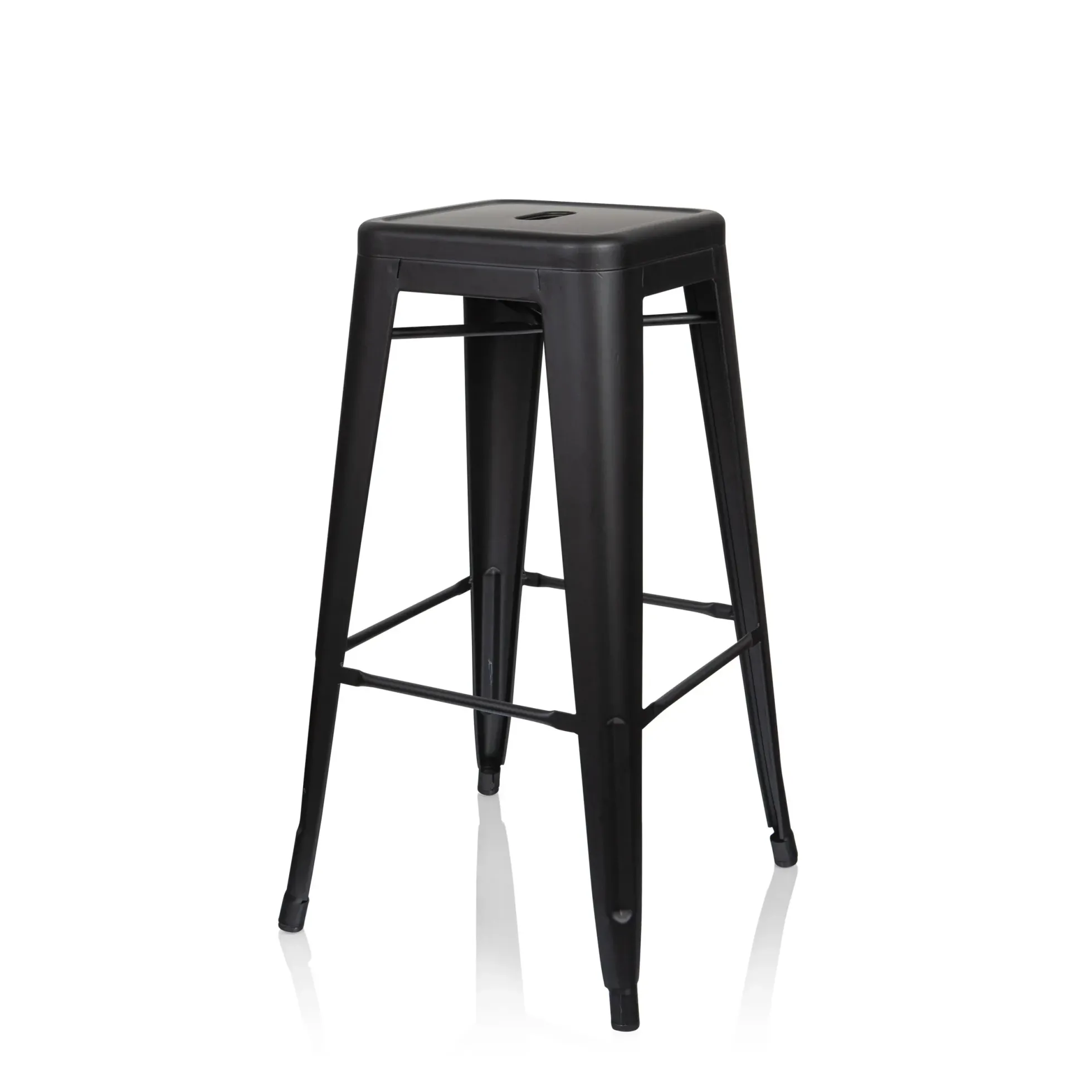 VANTAGGIO HIGH - Barhocker Schwarz matt