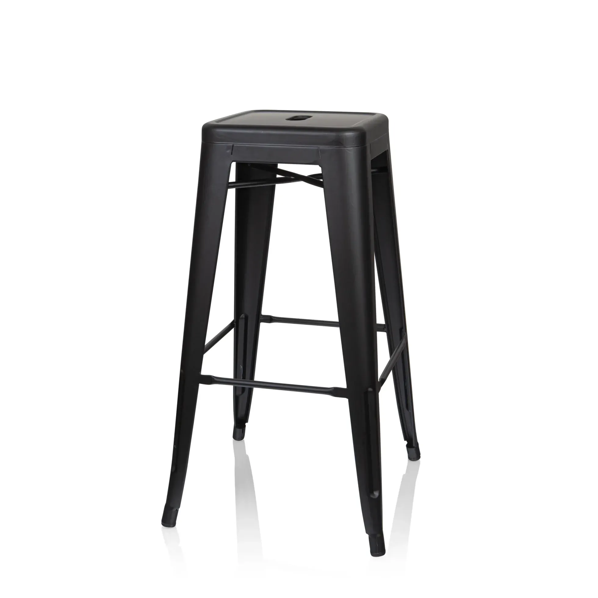 VANTAGGIO HIGH - Barhocker Schwarz matt