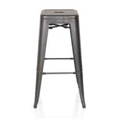 VANTAGGIO HIGH - Barhocker Schwarz/Gold