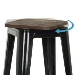 VANTAGGIO HIGH WS - Barhocker Schwarz