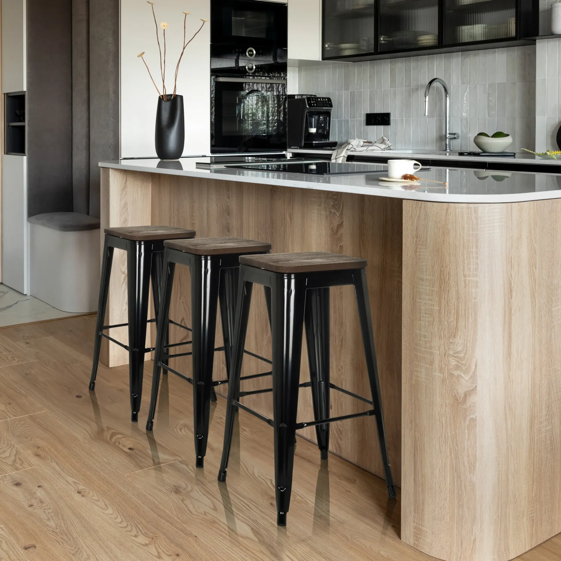 VANTAGGIO HIGH WS - Barhocker Schwarz