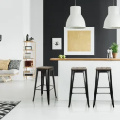 VANTAGGIO HIGH WS - Barhocker Schwarz