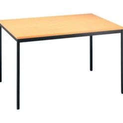 VEKTOR 6 Gestell Schwarz 120 x 80 Buche