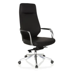 VELVET - Profi Chefsessel Schwarz