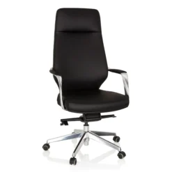 VELVET - Profi Chefsessel Schwarz