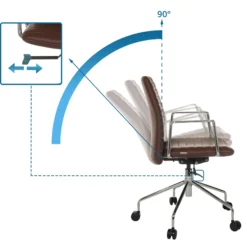 VEMONA 30 - Luxus Chefsessel Braun