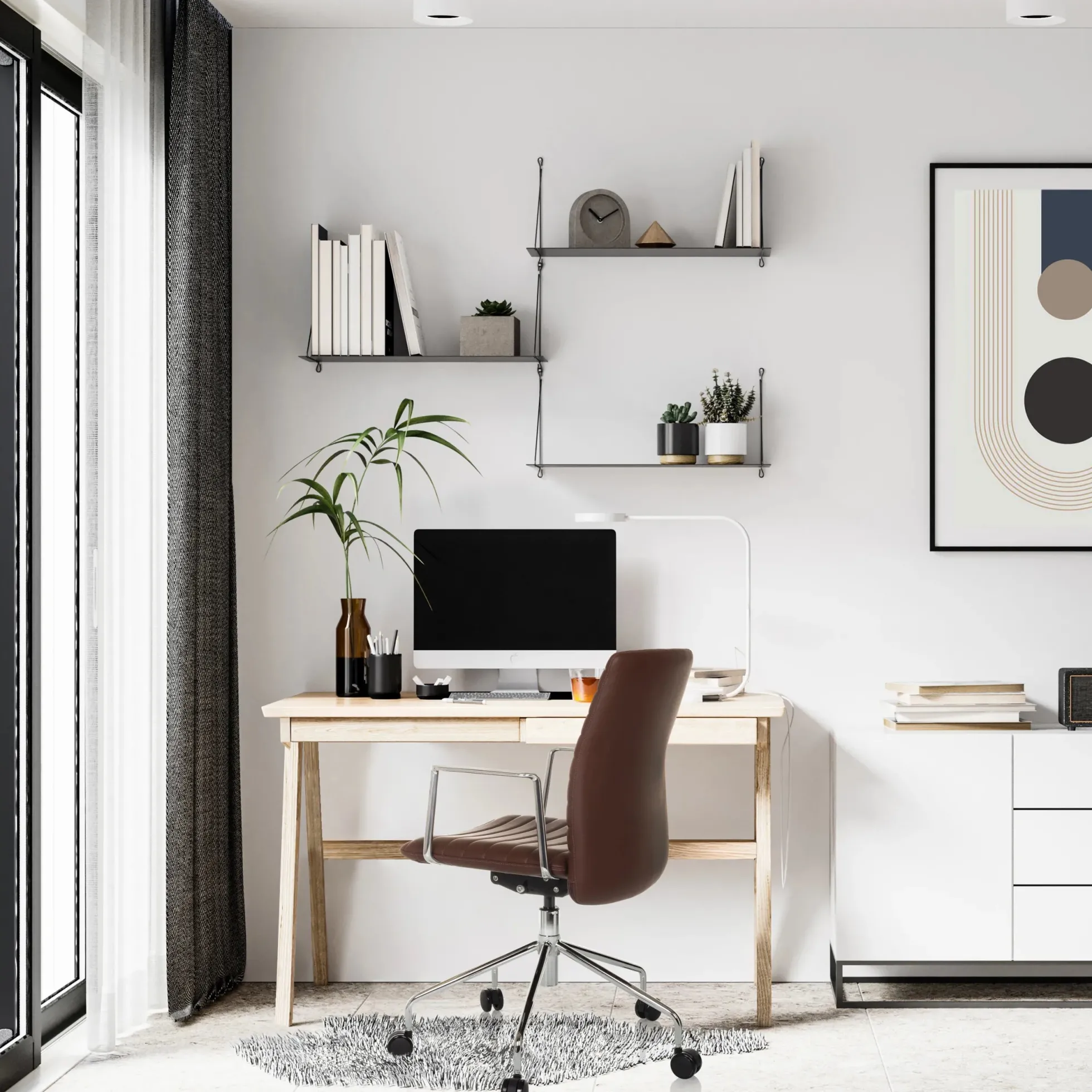 VEMONA 30 - Luxus Chefsessel Braun
