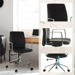 VEMONA 30 - Luxus Chefsessel Schwarz