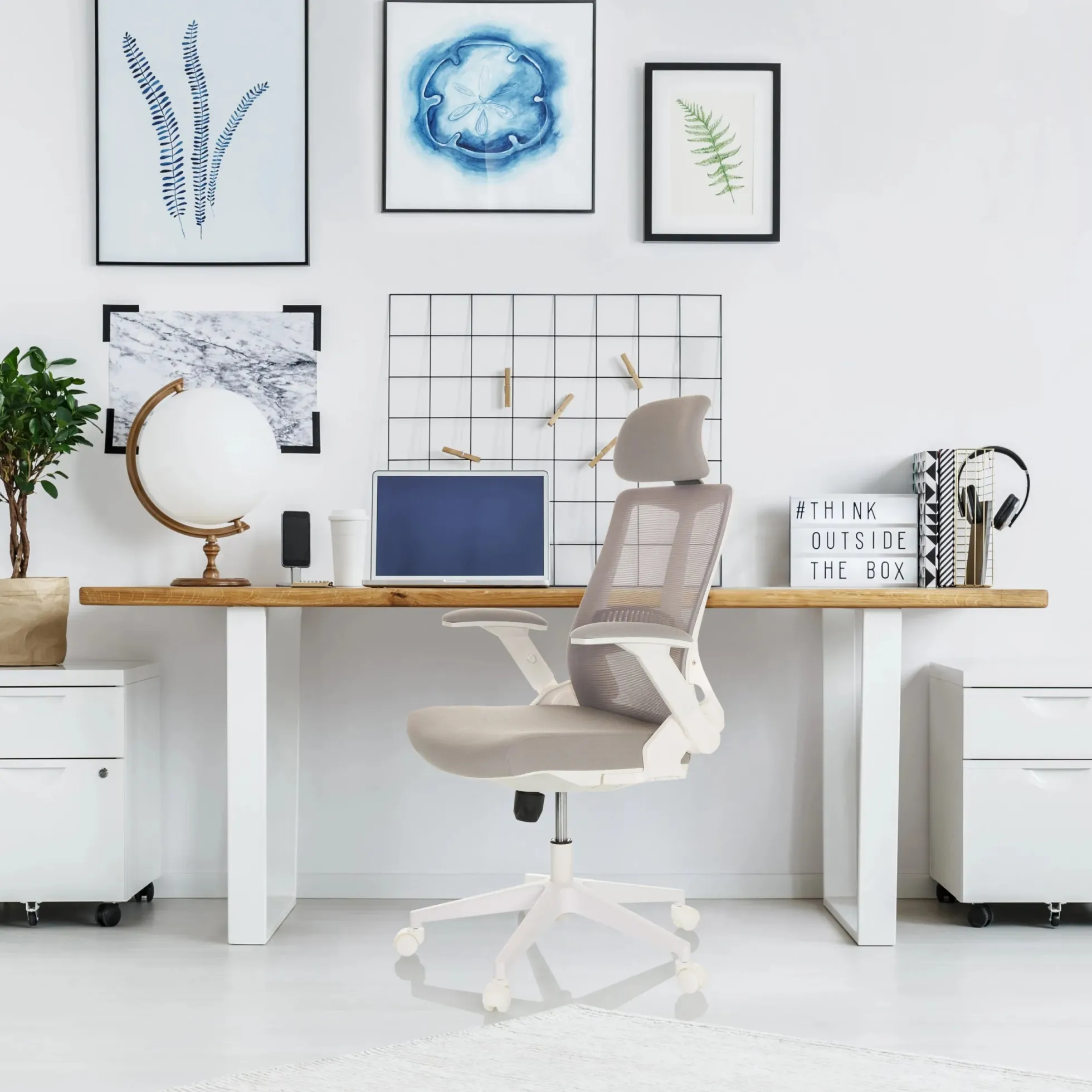 VENDO W - Home Office Bürostuhl Grau