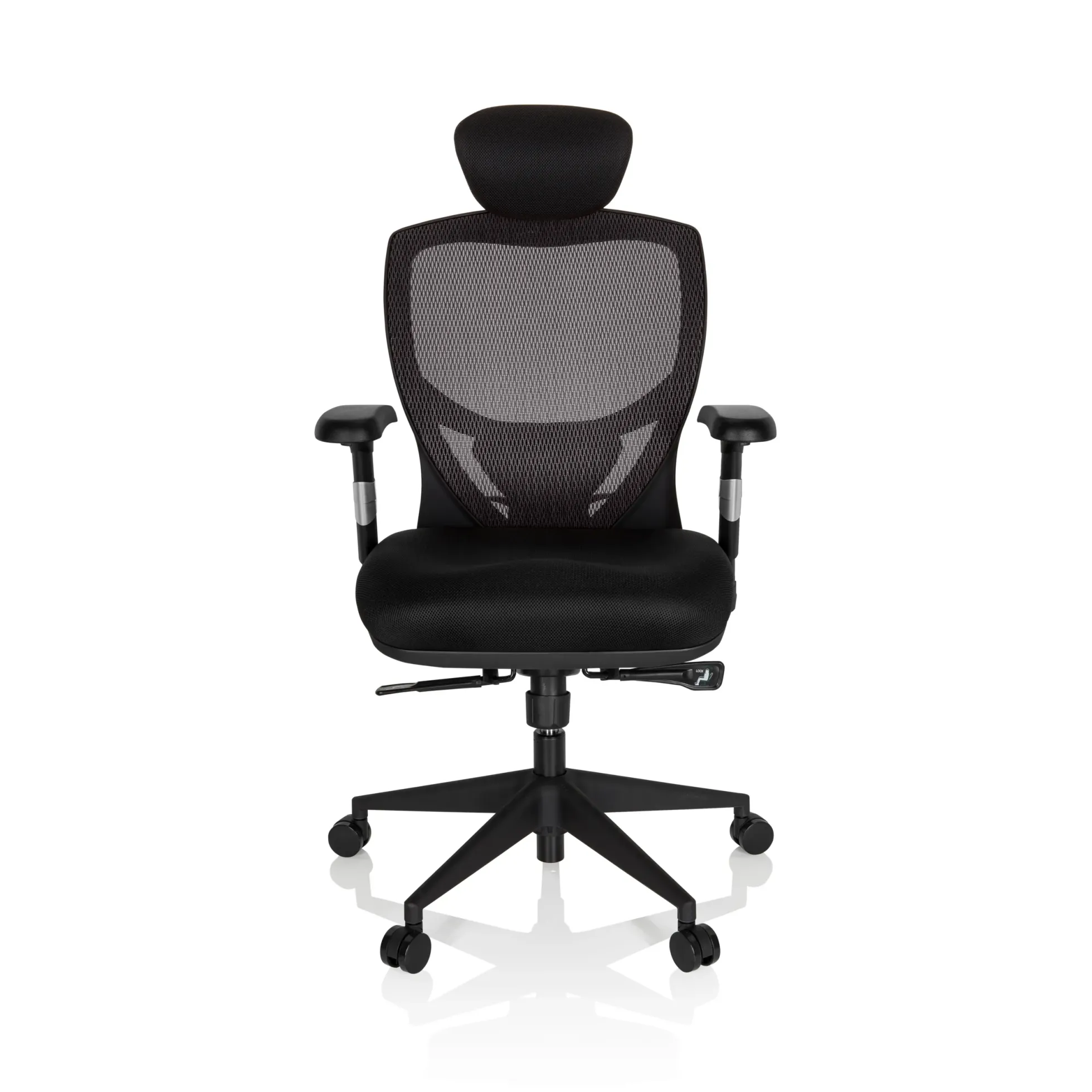 VENUS BASE - High End Bürostuhl Grau/Schwarz