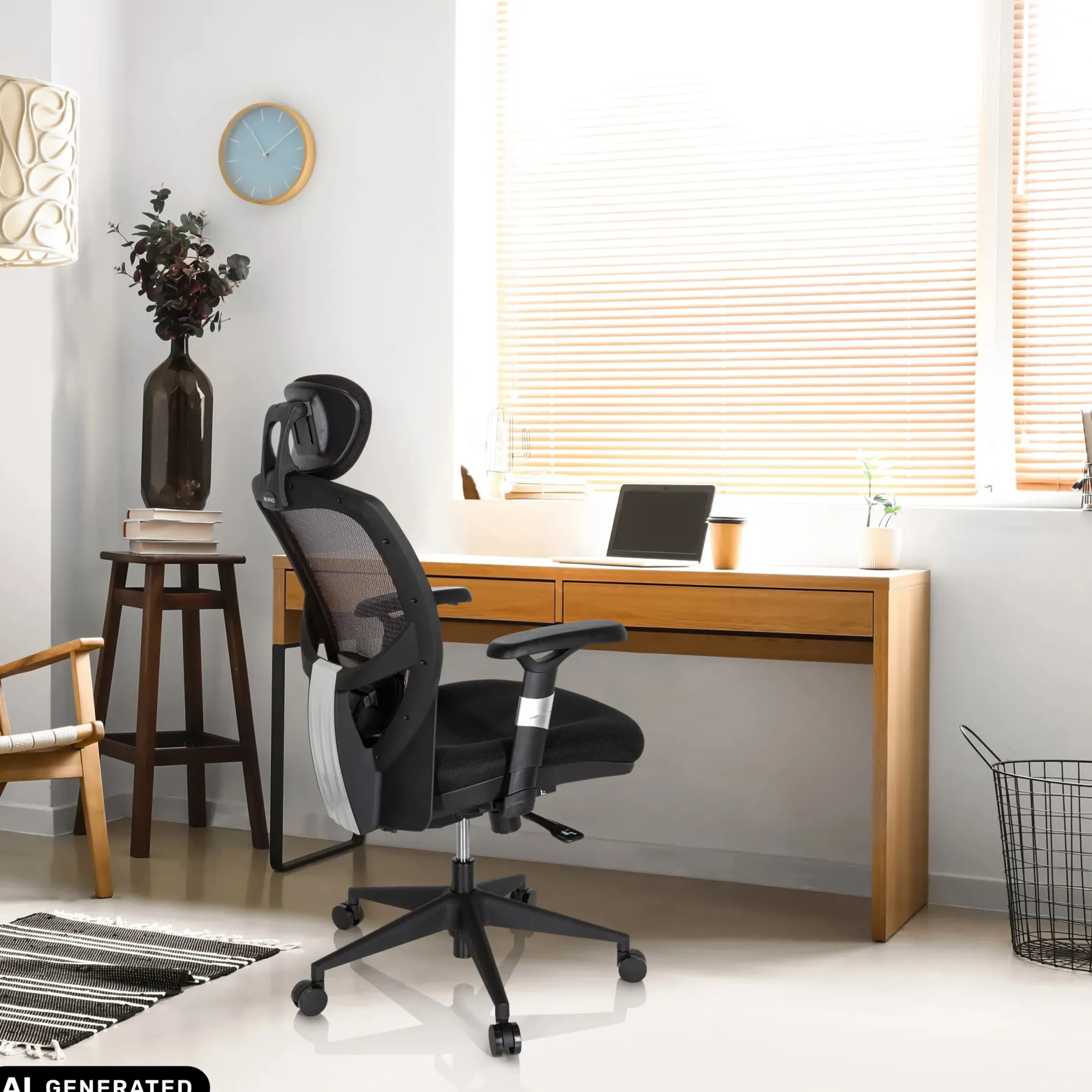 VENUS BASE - High End Bürostuhl Grau/Schwarz