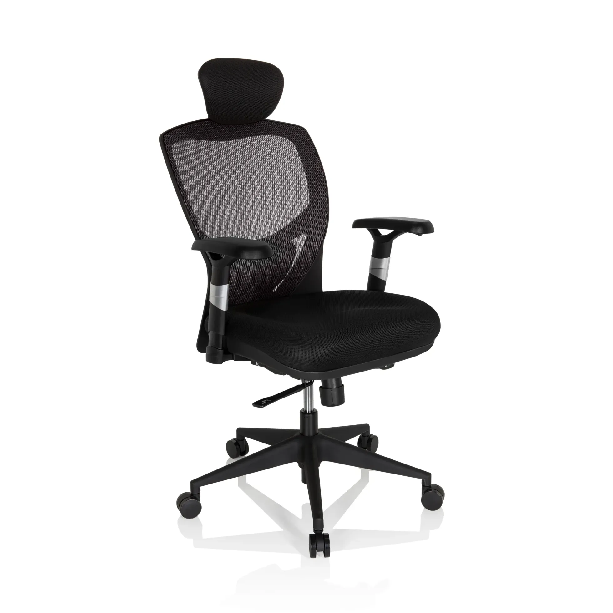 VENUS BASE - High End Bürostuhl Grau/Schwarz