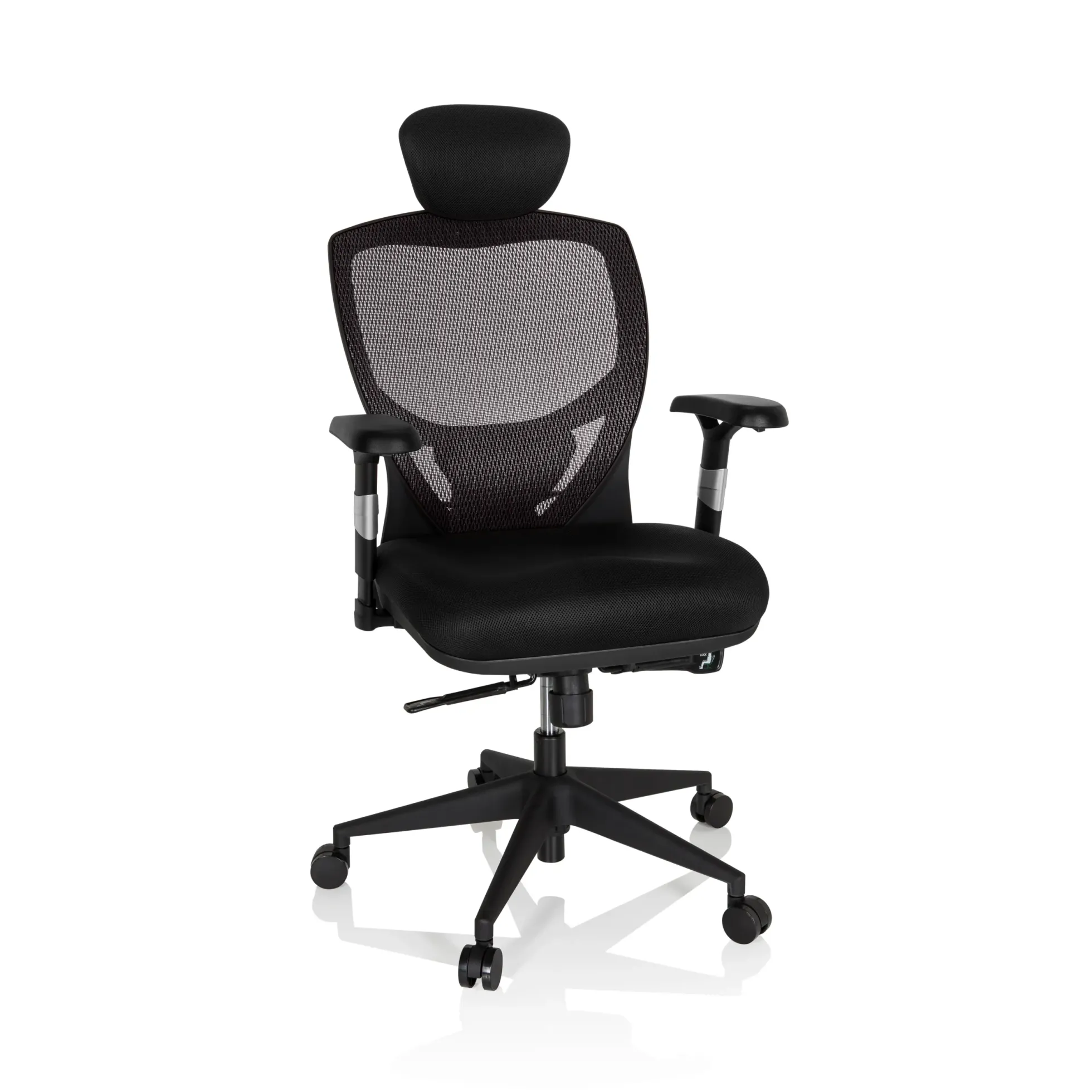 VENUS BASE - High End Bürostuhl Grau/Schwarz