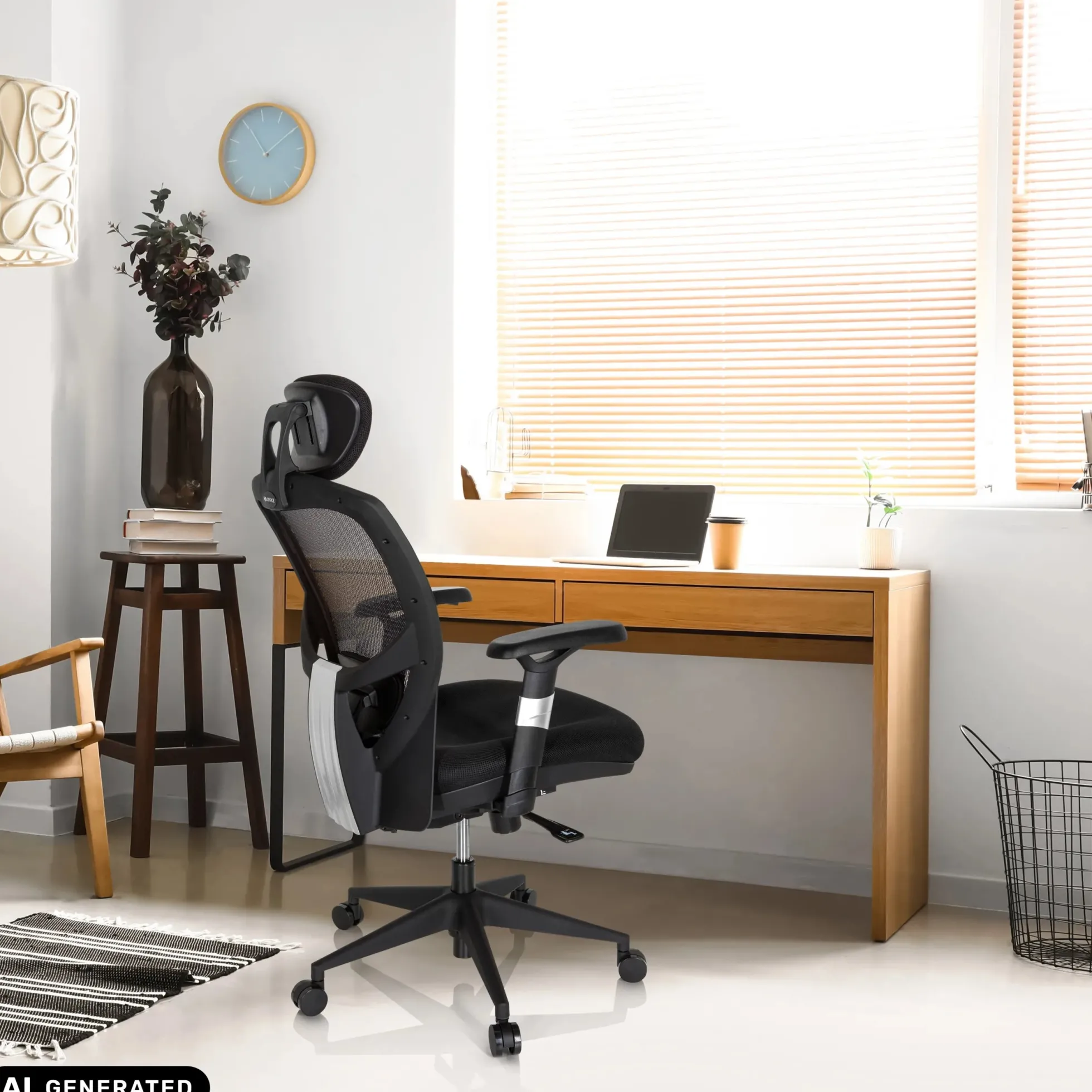 VENUS BASE - High End Bürostuhl Schwarz