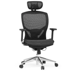 VENUS ONE - High End Bürostuhl Schwarz