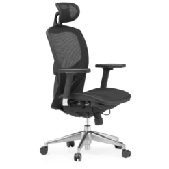 VENUS ONE - High End Bürostuhl Schwarz