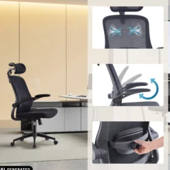 Vertuflex - Home Office Bürostuhl Schwarz