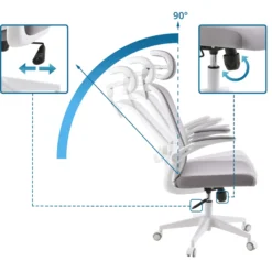 Vertuflex - Home Office Bürostuhl Grau