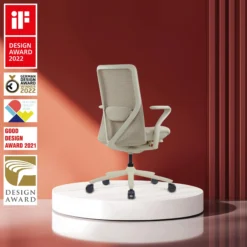VERVIO | iF DESIGN AWARD - High End Bürostuhl Beige