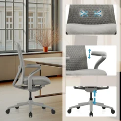 VERVIO | iF DESIGN AWARD - High End Bürostuhl Grau