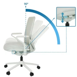 VERVIO | iF DESIGN AWARD - High End Bürostuhl Lichtgrau