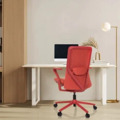 VERVIO | iF DESIGN AWARD - High End Bürostuhl Rot