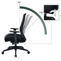 Verviq - Profi Bürostuhl Schwarz