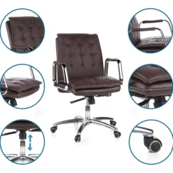 VILLA 10 - Profi Chefsessel Braun