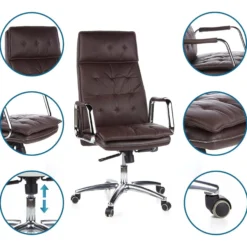 VILLA 20 - Profi Chefsessel Braun