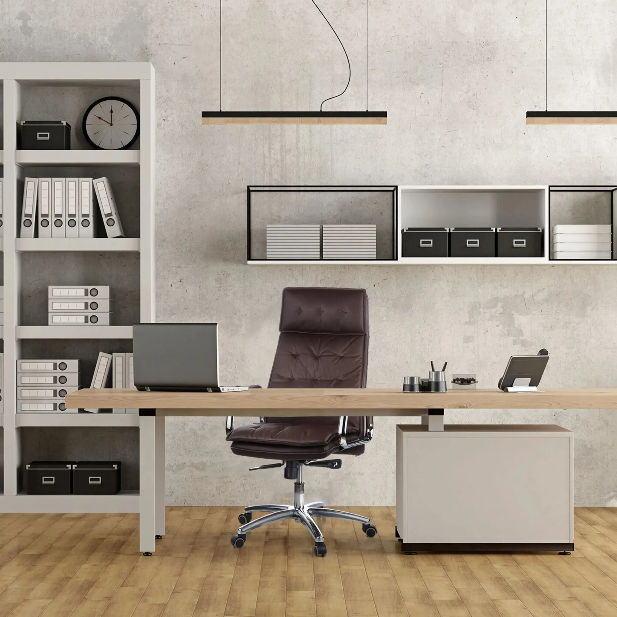 VILLA 20 - Profi Chefsessel Braun
