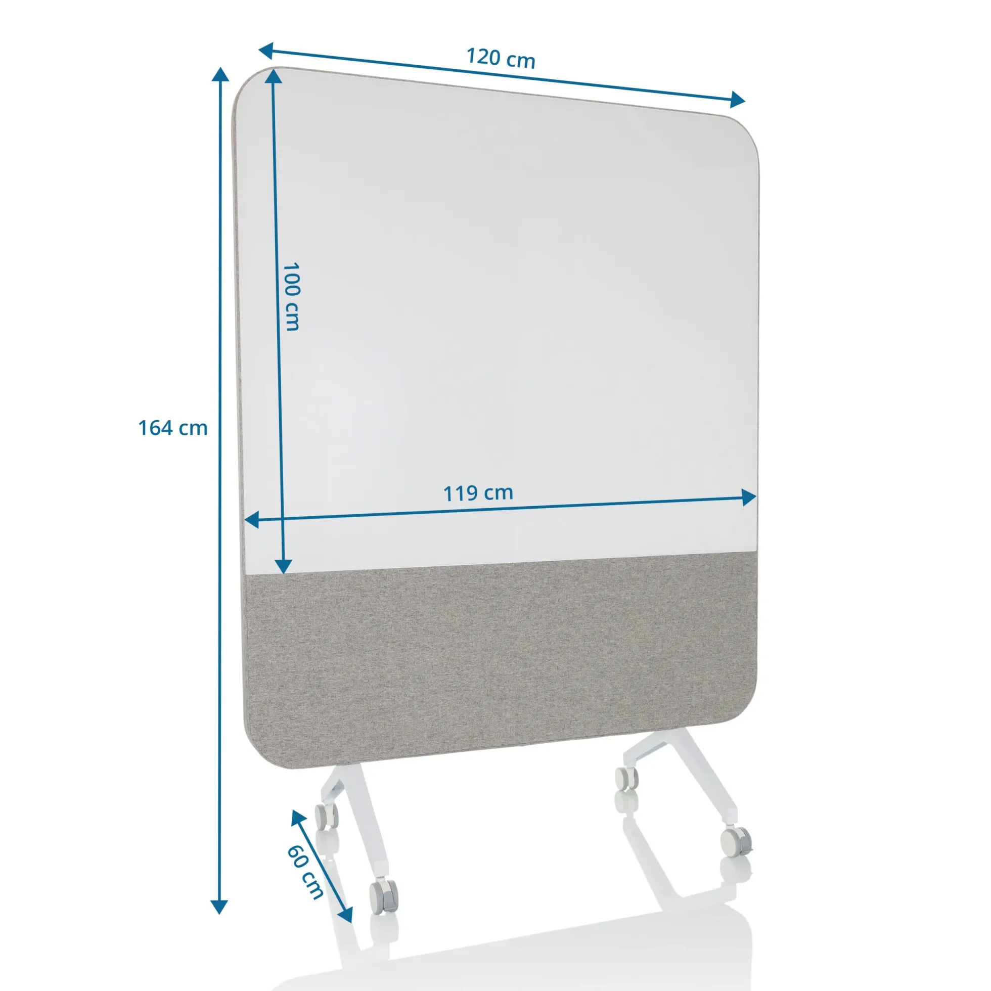 VISION BOARD - Whiteboard Grau