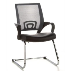 VISTO NET V - Freischwinger Schwarz/Grau
