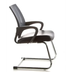 VISTO NET V - Freischwinger Schwarz/Grau