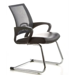 VISTO NET V - Freischwinger Schwarz/Grau