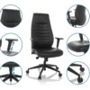 VITORO B - Profi Chefsessel Schwarz