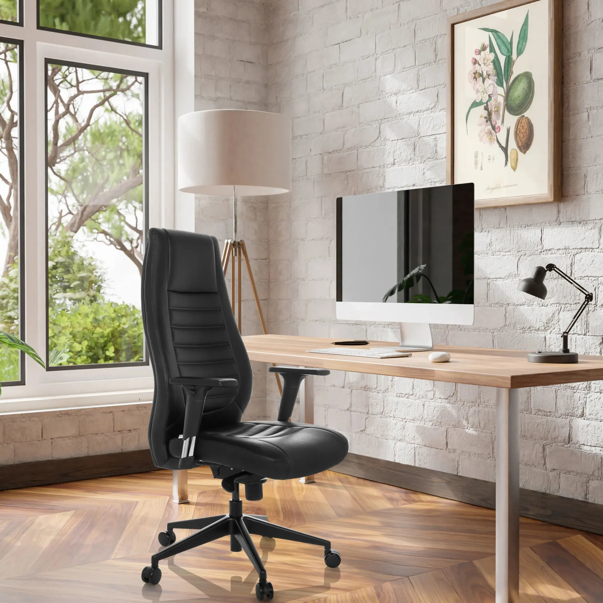 VITORO B - Profi Chefsessel Schwarz