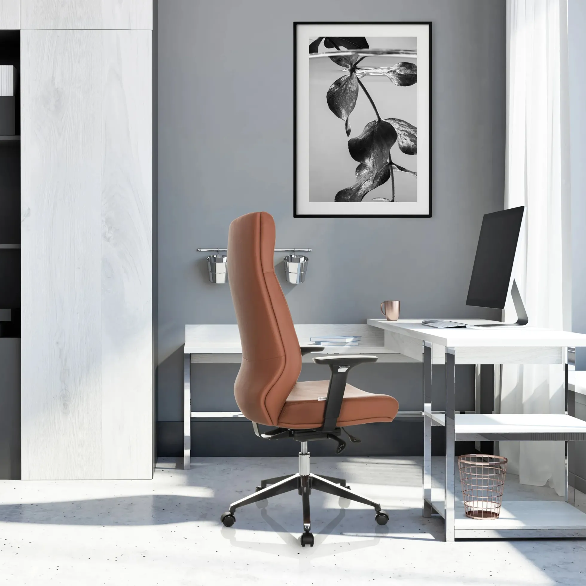 VITORO ECO - Profi Chefsessel Braun